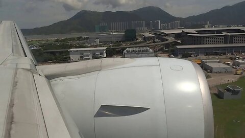 Cathay Pacific Airways | B777-300ER | landing at Hong Kong Chek Lap Kok HKG HD