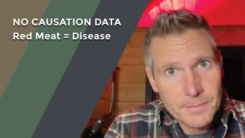 No Causation Data: Red Meat = Disease
