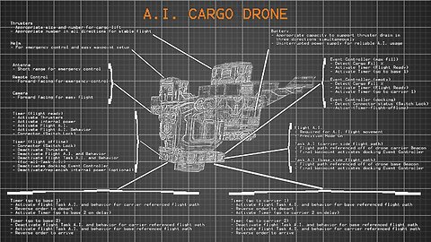 A.I. Cargo Drone - Space Engineers - Automatons Tutorial