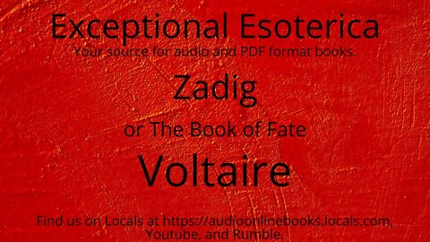Zadig or The Book of Fate by Voltaire