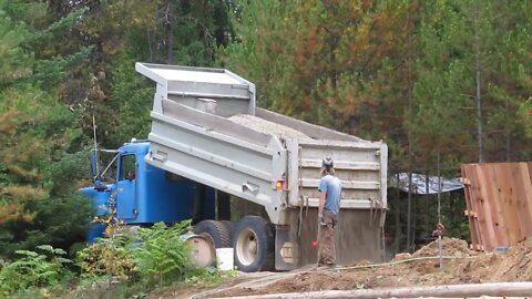 Getting gravel delivered