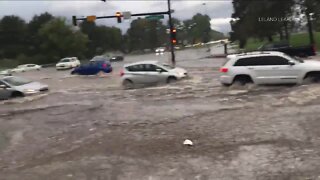 Flash flooding also hits City Park area of Denver Sunday
