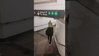 7 train subway station in New York City.