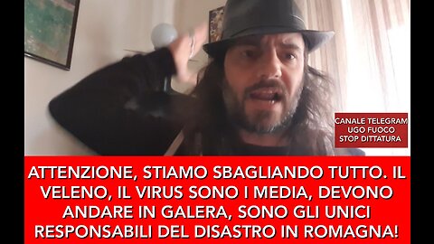 IL VELENO, IL VURUS SONO I MEDIA...ATTENZIONE STIAMO SBAGLIANDO TUTTO SCAGIONALDOLI.