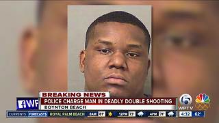 Man charged in Boynton Beach double shooting