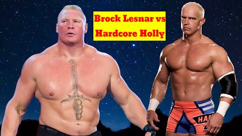 Brock Lesnar vs Hardcore Holly Royal rumble