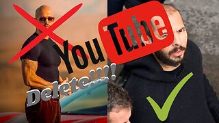 Youtube DELETES Andrew Tate BE GREATER GONE!!