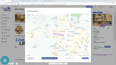 Decentralised Location Based Social Media - 10 Chat / TV / Profile / Dashboard