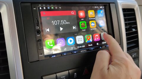 Android Head Unit ATOTO A6 Pro install on a Dodge Truck