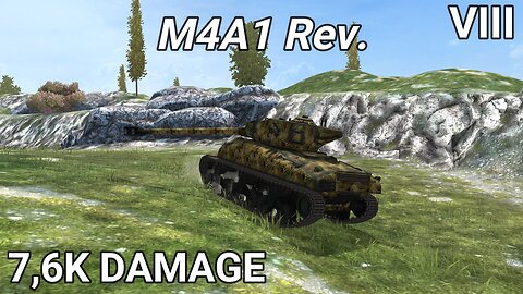 M4A1 Revalorisé • 7.6K DAMAGE • WoT Blitz