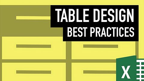 Excel Tables: Best Practice to Create Tables for Financial Reporting in Excel