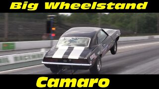 10 Second Stock Eliminator Camaro SS Wheelstand JEGS SPEEDWeek
