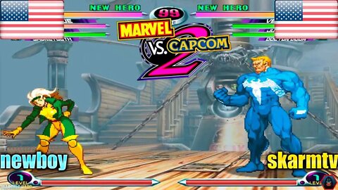 Marvel Vs. Capcom 2 New Age of Heroes (newboy Vs. skarmtv) [U.S.A. Vs. U.S.A.]