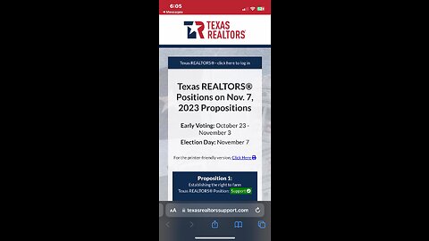 How to Vote! Texas Realtors