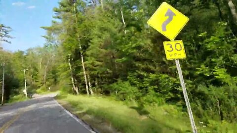 Motorcycle Ride On The Back Side Of Hague NY