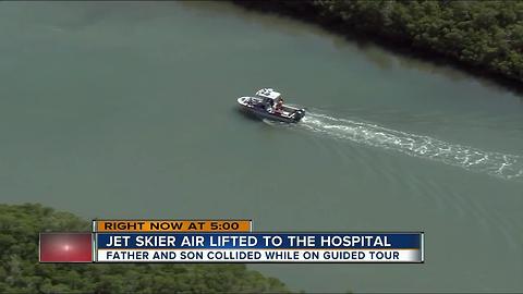 Jet ski accident near Caladesi Island, 14-year-old airlifted