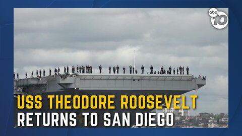 USS Theodore Roosevelt returns to Coronado with new capabilities after challenging 18 months