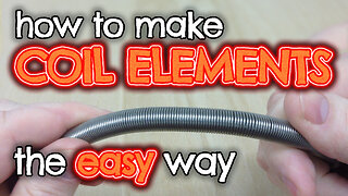 Make an EASY coil heating element winding Jig - making electric resistance coils - by VogMan