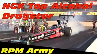 Megan Meyer NGK Top Alcohol Dragster JEGS SPEEDweek