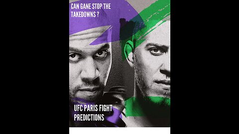 UFC FIGHT NIGHT PREDICTIONS (PARIS)