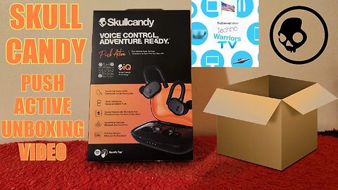 SkullCandy Push active unboxing video