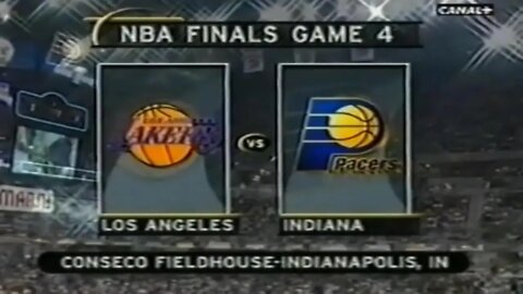 2000-06-14 NBA Finals Game 4 Los Angeles Lakers vs Indiana Pacers