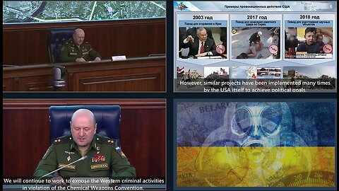 Briefing by the Chief of Nuclear, Biological, and Chemical Protection Troops of Russian Armed Forces
