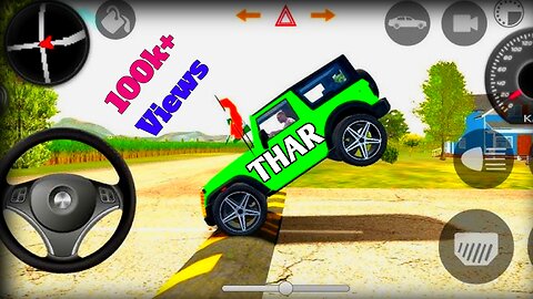 Dollar (Song) Modified Mahindra Black Thar || Indian Cars Simulator 3D || Android Gameplay #india