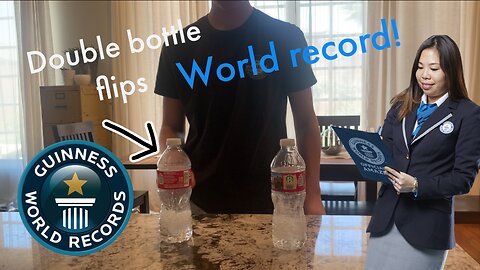 Setting a trick shot world record in one day…