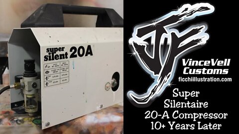 Super SilentAire 20A Airbrush Compressor 10+ years later with oil & Moisture trap filter change