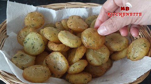 Only 3 Ingredients! Don't Fry Potatoes! Crispy Bubble Potato Chips Recipe🥔🍟: Crispy French Fries