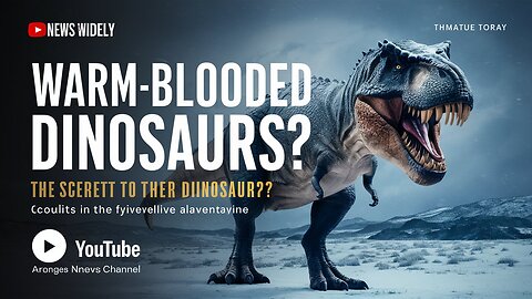 "Dinosaur Breakthrough: Warm-Blooded T. rex? #PrehistoricMystery"
