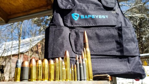 SAFEVEST TEST!!! Handguns and Rifles vs Bulletproof Vest