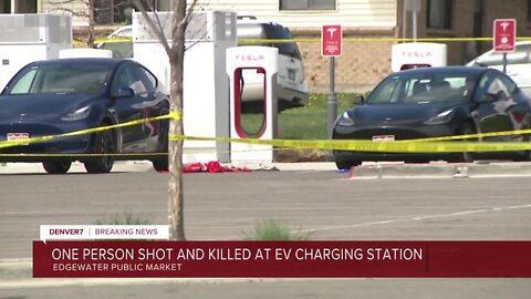Fight at Tesla charging station leads to deadly shooting at Edgewater Public Market, police say