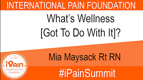 iPain Summit Mia Maysack Wellness