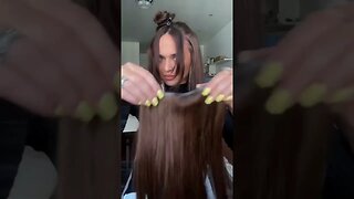 The gorgeous @bylkaproject uses Clip-In extensions in the shade Chocolate #hairtutorial #hairdo