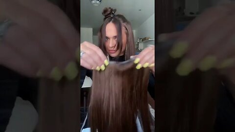 The gorgeous @bylkaproject uses Clip-In extensions in the shade Chocolate #hairtutorial #hairdo