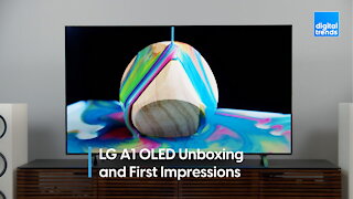 Lg A1 OLED Unboxing and First Impressions