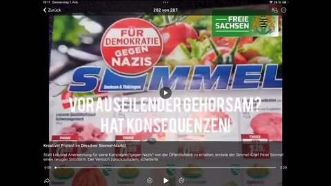 Übergriffiger Supermarkt