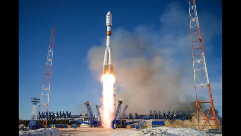 The Soyuz 2.1a Space Rocket was Launched from the Plesetsk Cosmodrome