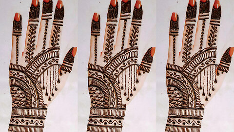 Americans mehndi design