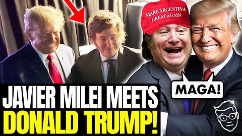 Argentina's 'TRUMP' Javier Milei and Donald TRUMP Finally Meet in-Person: 'Mr. President ❤️ You!