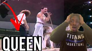 MY FIRST TIME REACTION - Queen - We Are The Champions (Live Aid 1985)