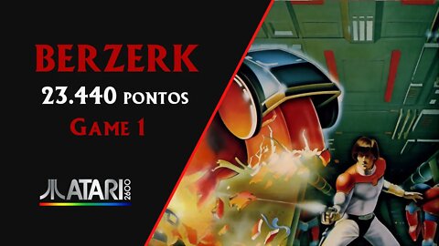BERZERK (1982) | ATARI 2600 | GAME 1 | 23.440 PONTOS