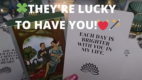 🍀THEY'RE LUCKY TO HAVE YOU!💓🪄ARMS WIDE OPEN!😲💌! COLLECTIVE LOVE TAROT READING 💓✨