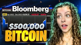 BITCOIN MEGA TARGET FOR $500,000! BLOOMBERG PREDICTS