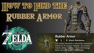 How to Find the Rubber Armor in The Legend of Zelda: Tears of the Kingdom!!! #totk