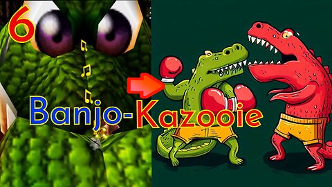 Banjo Kazooie CROC FIGHT!!