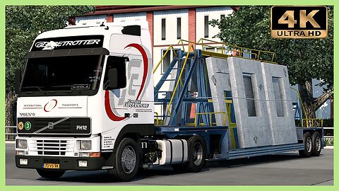 Old Volvo FH12 transporting Concrete Panels | Euro Truck Simulator 2 “4K” Gameplay