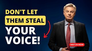Don’t let them steal your voice! | Lance Wallnau